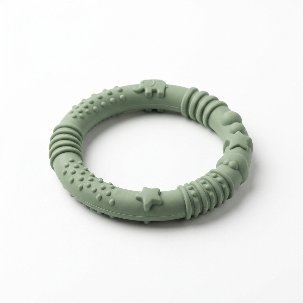 Baby Teething Ring – Soft Grip Teether Toy